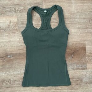 ALO Yoga High Impact Ribbed Active Bra Tank- Medium